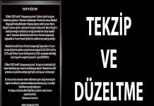 TEKZİP VE DÜZELTME