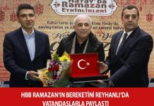 HBB RAMAZAN’IN BEREKETİNİ REYHANLI’DA VATANDAŞLARLA PAYLAŞTI