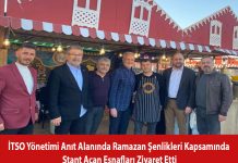 İTSO Yönetimi Anıt Alanında Ramazan Şenlikleri Kapsamında Stant Açan Esnafları Ziyaret Etti