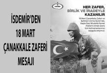 İSDEMİR’DEN 18 MART ÇANAKKALE ZAFERİ MESAJI