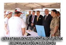 SEFA ATAKAŞ DENİZCİLİK MTAL’DE TÜBİTAK BİLİM FUARI YOĞUN İLGİ GÖRDÜ