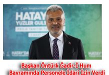 Başkan Öntürk Ğadir-İ Hum Bayramında Personele İdari İzin Verdi