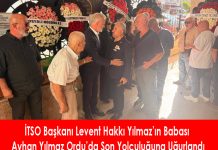 İTSO Başkanı Levent Hakkı Yılmaz’ın Babası Ayhan Yılmaz Ordu’da Son Yolculuğuna Uğurlandı