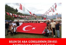 BELEN’DE ABA GÜREŞLERİNİN ZİRVESİ: BAŞPEHLİVAN AHMET ÇAĞATAY