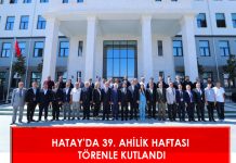 HATAY’DA 39. AHİLİK HAFTASI TÖRENLE KUTLANDI