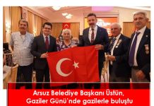 Arsuz Belediye Başkanı Üstün, Gaziler Günü’nde gazilerle buluştu