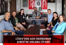 LÖSEV’DEN ADD İSKENDERUN ŞUBESİ’NE ANLAMLI ZİYARET