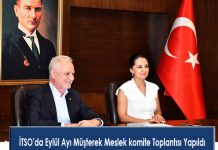 İTSO’da Eylül Ayı Müşterek Meslek komite Toplantısı Yapıldı