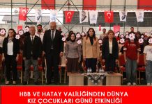 HBB VE HATAY VALİLİĞİNDEN DÜNYA KIZ ÇOCUKLARI GÜNÜ ETKİNLİĞİ