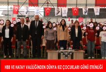 HBB VE HATAY VALİLİĞİNDEN DÜNYA KIZ ÇOCUKLARI GÜNÜ ETKİNLİĞİ