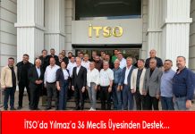 İTSO’da Yılmaz’a 36 Meclis Üyesinden Destek…